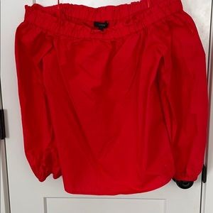 Jcrew off the shoulder top